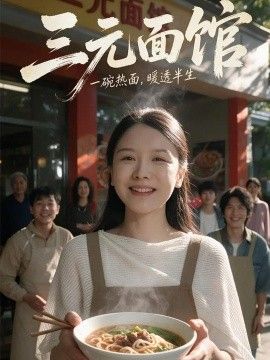 三元面馆海报