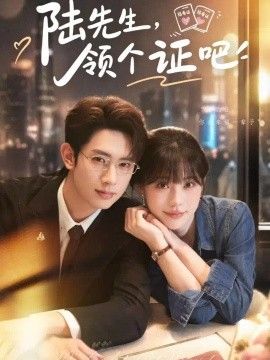 陆先生，领个证吧海报