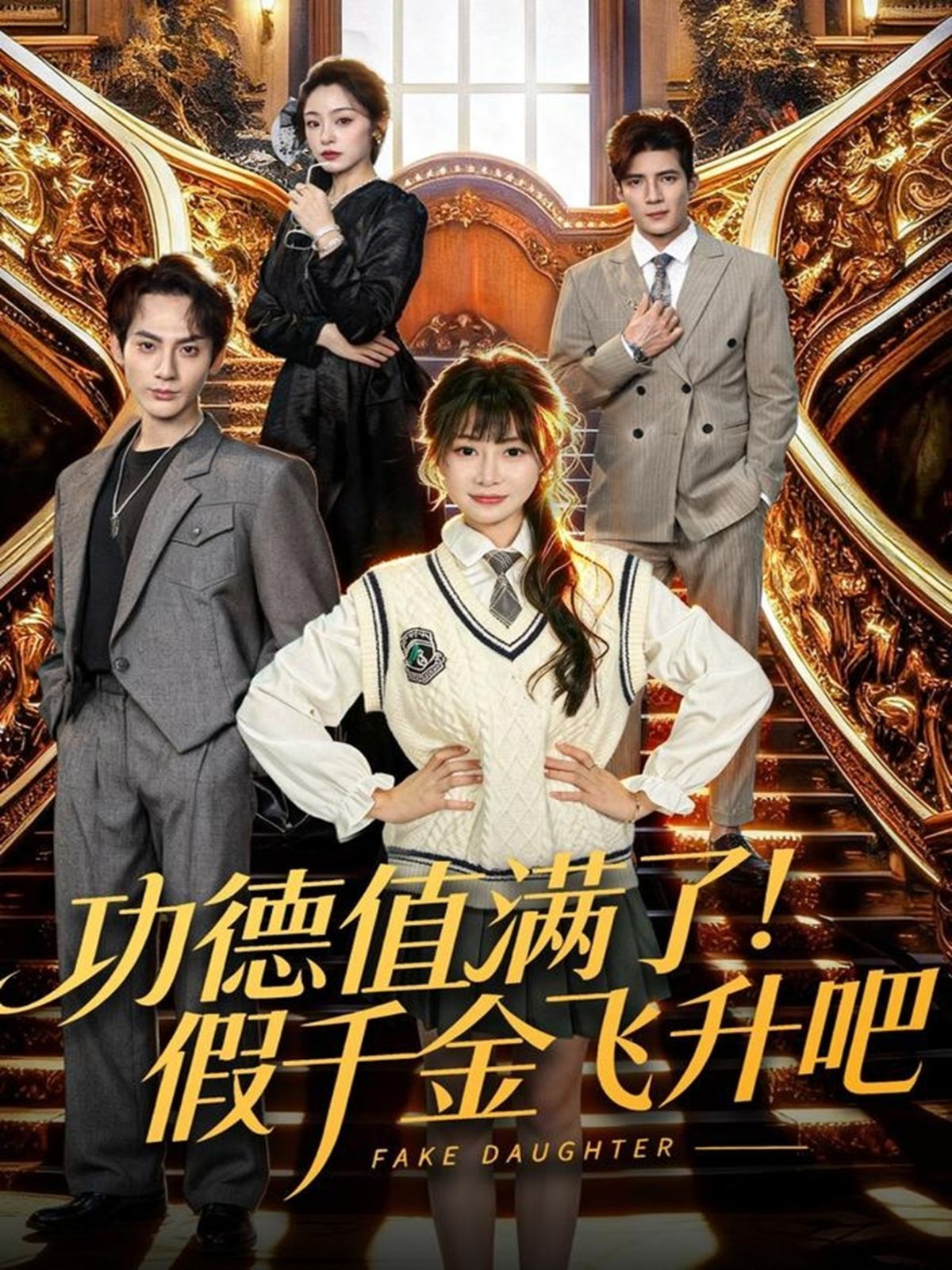 功德值满了！假千金飞升吧海报