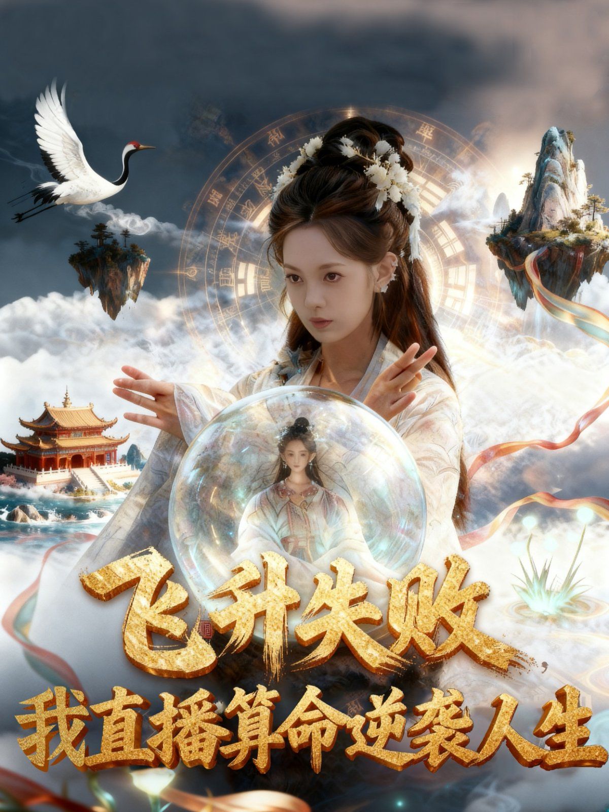 飞升失败我直播算命爆火了海报