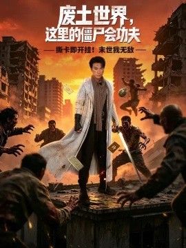 废土世界，这里的僵尸会功夫海报