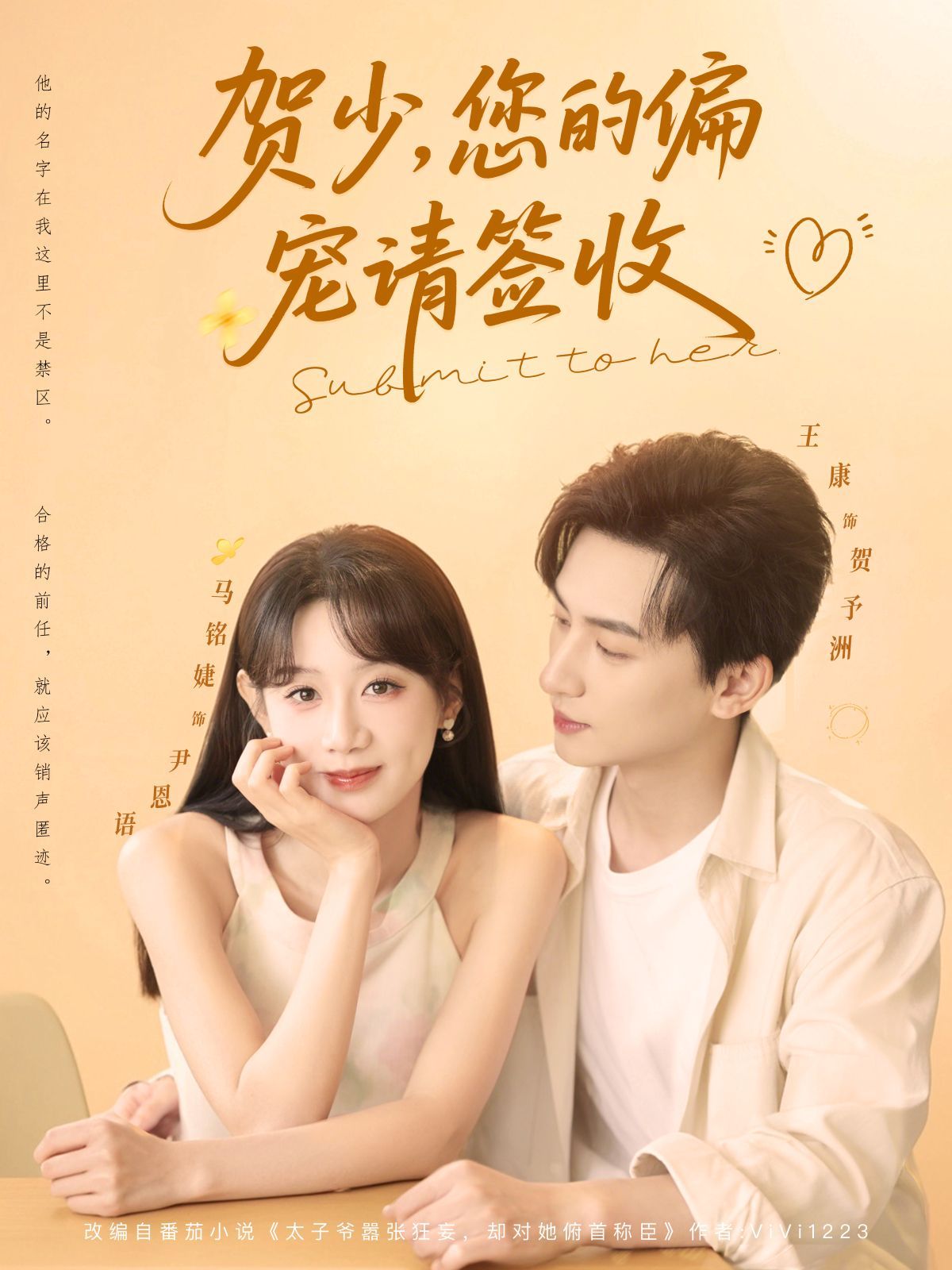 贺少您的偏宠请签收海报