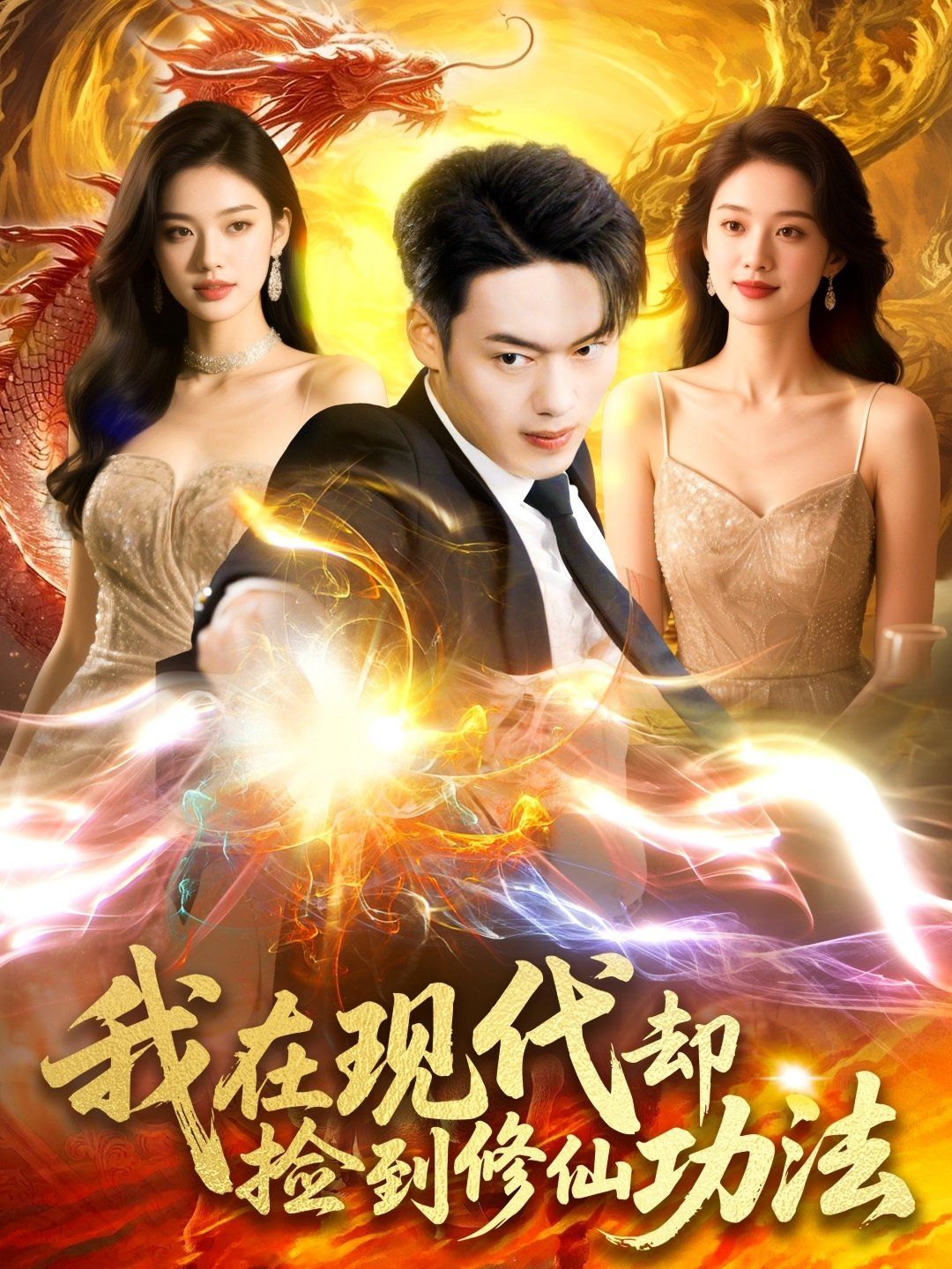 我在现代却捡到修仙功法海报