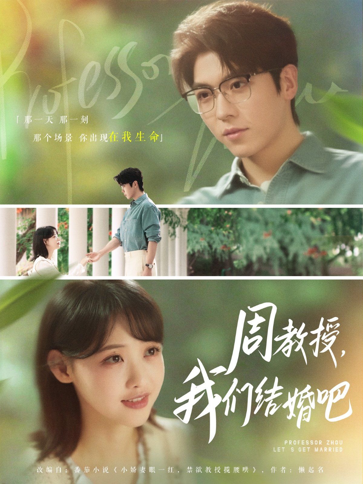 周教授我们结婚吧海报