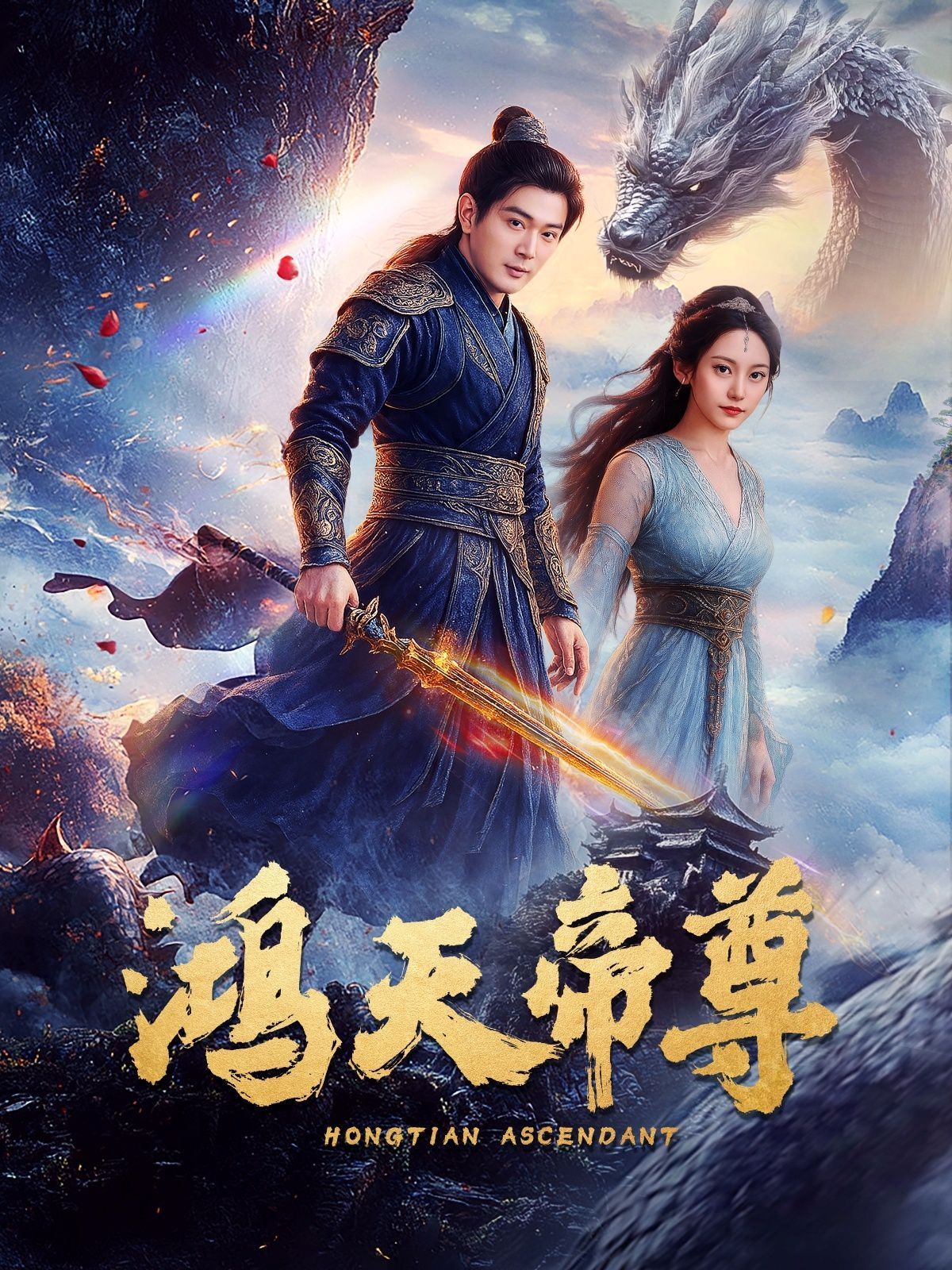 鸿天帝尊海报